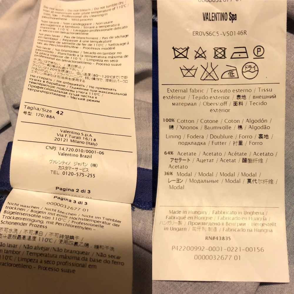 RED Valentino Floral Fit & Flare Dress - Picture 8 of 8